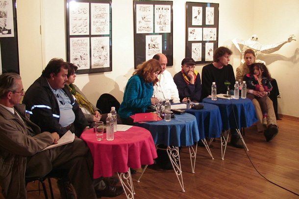 Photo from a round table organised within the Erased Week 2007