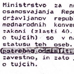 Depeša 4.6.1992