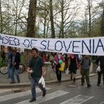 Antifašistični protest, 26. april 2006