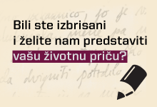 Poziv izbrisanima da objave svoje priče