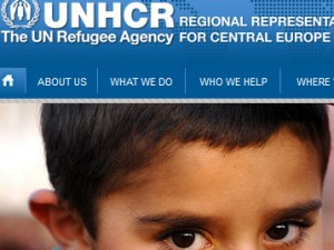 unhcr website snapshot