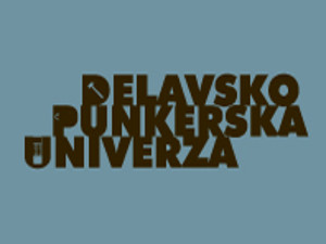 Logo Delavsko punkerske univerze.