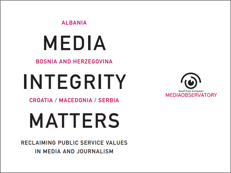 Book cover - Media integrity matters