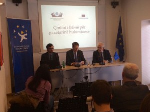 Priština, 16 March 2015: EU award for investigative journalism launching event