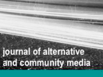 naslovnica web strani Journal of Alternative and Community Media