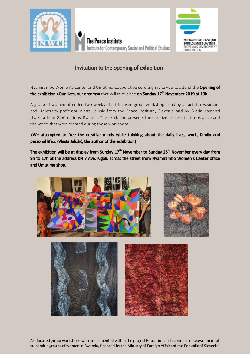 Invitation to the opening of exhibition NWC November 2019-last