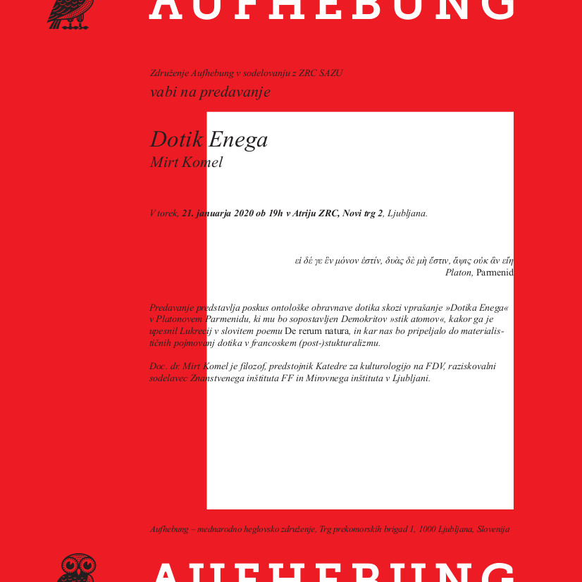 Aufhebung_Dotik Enega