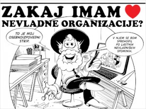 Strip: Zakaj imam rad nevladne organizacije?