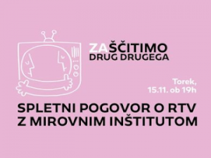 Spletni pogovor o RTV z Mirovnim inštitutom