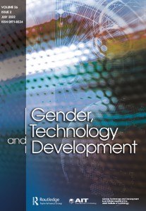journal cover gender technology and development