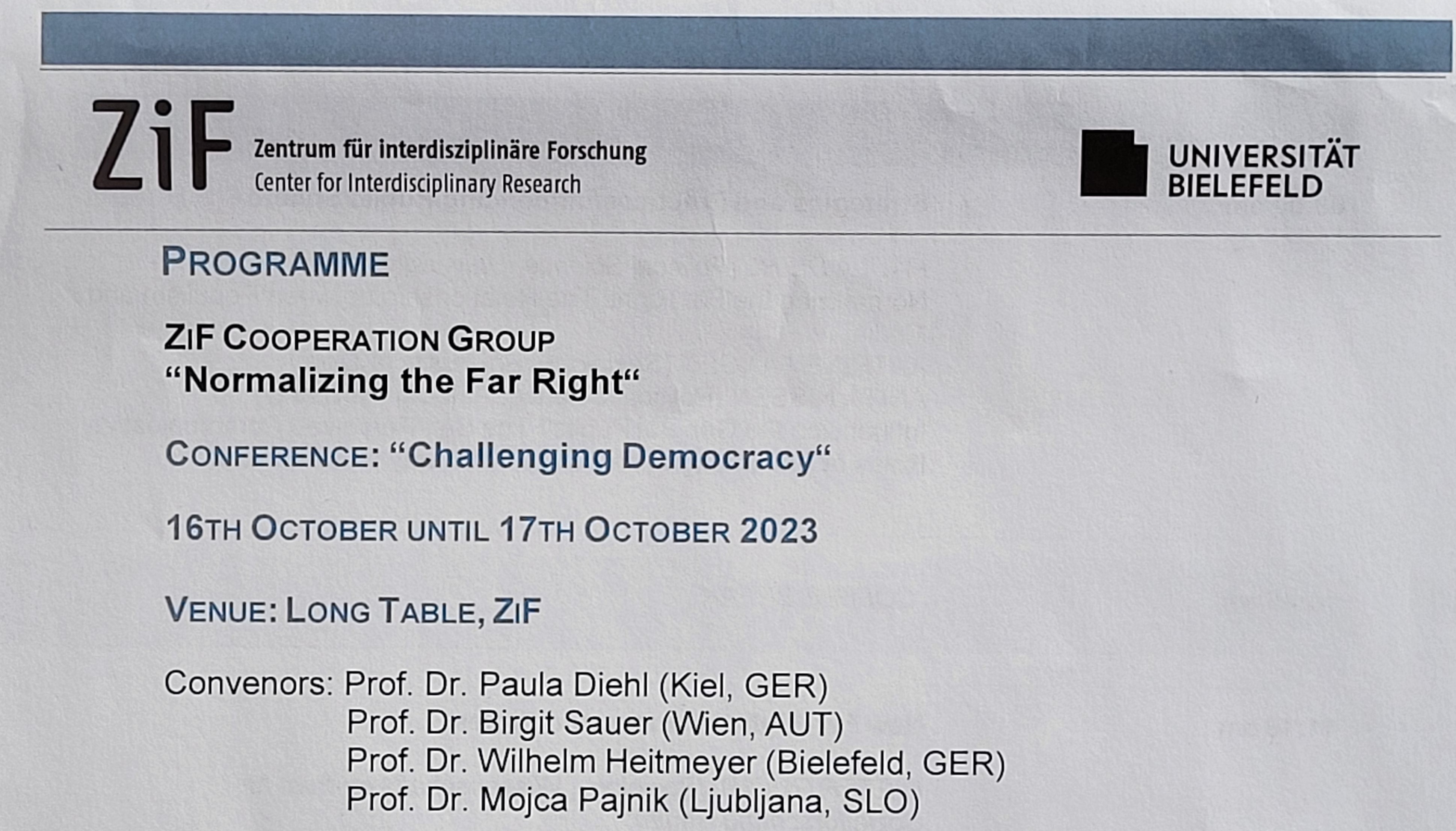 zif convenors