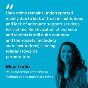 HRG quote Maja Ladic Hate crime