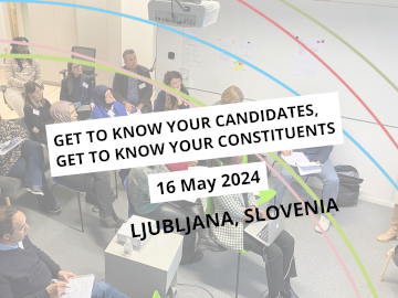 Razprava o prihodnosti evropske demokracije s kandidati in kandidatkami za volitve v Evropski parlament 2024