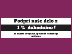 Podprete nas lahko tudi z donacijo dela dohodnine!