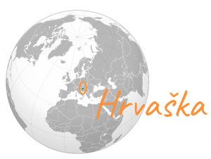 Hrvaska globe map2