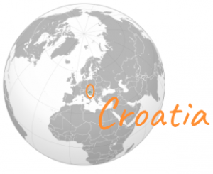 hrvaska globe map