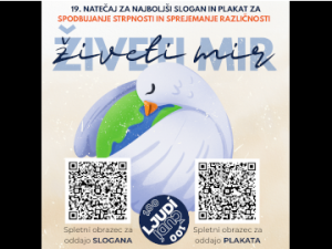 19. Natečaj za najboljši sogan in plakat za spodbujanje strpnosti in sprejemanje različnosti 100 LJUDI 100 ČUDI
