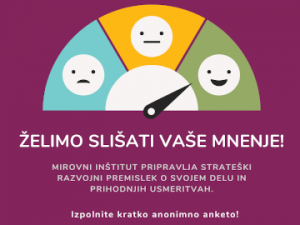 Vabljeni k sodelovanju v anketi Mirovnega inštituta!
