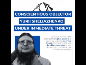 Mednarodne organizacije: Ukrajina mora prenehati s preganjanjem Jurija Šeljaženka, mirovnega aktivista in ugovornika vesti