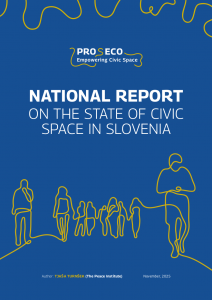 National report on the state of civic space in Slovenia naslovnica