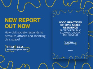 New report on civic space resilience: good practices from Slovenia, Croatia, Slovakia and the Czech Republic