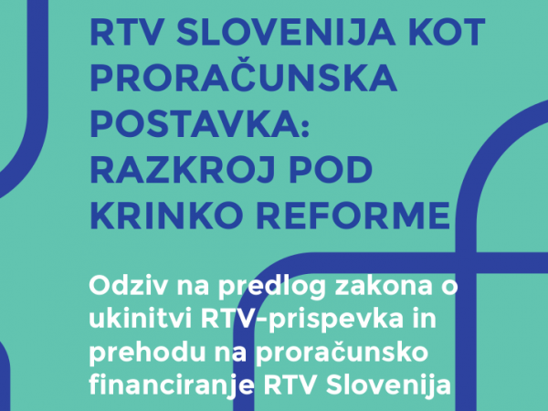 Odziv na predlog zakona o ukinitvi RTV-prispevka_novica