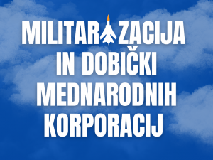 Militarizacija in dobički mednarodnih korporacij (Inštitut za ekonomsko demokracijo)