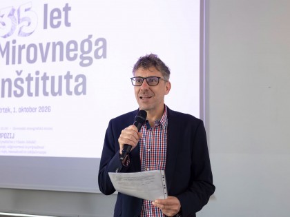 Iztok Šori ponovno izvoljen za direktorja Mirovnega inštituta